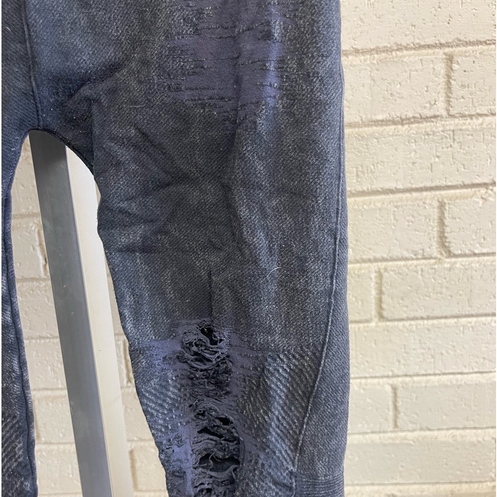 Womens NikiBiki Vintage Ripped Black/Charcoal leggings - Picture 10 of 13
